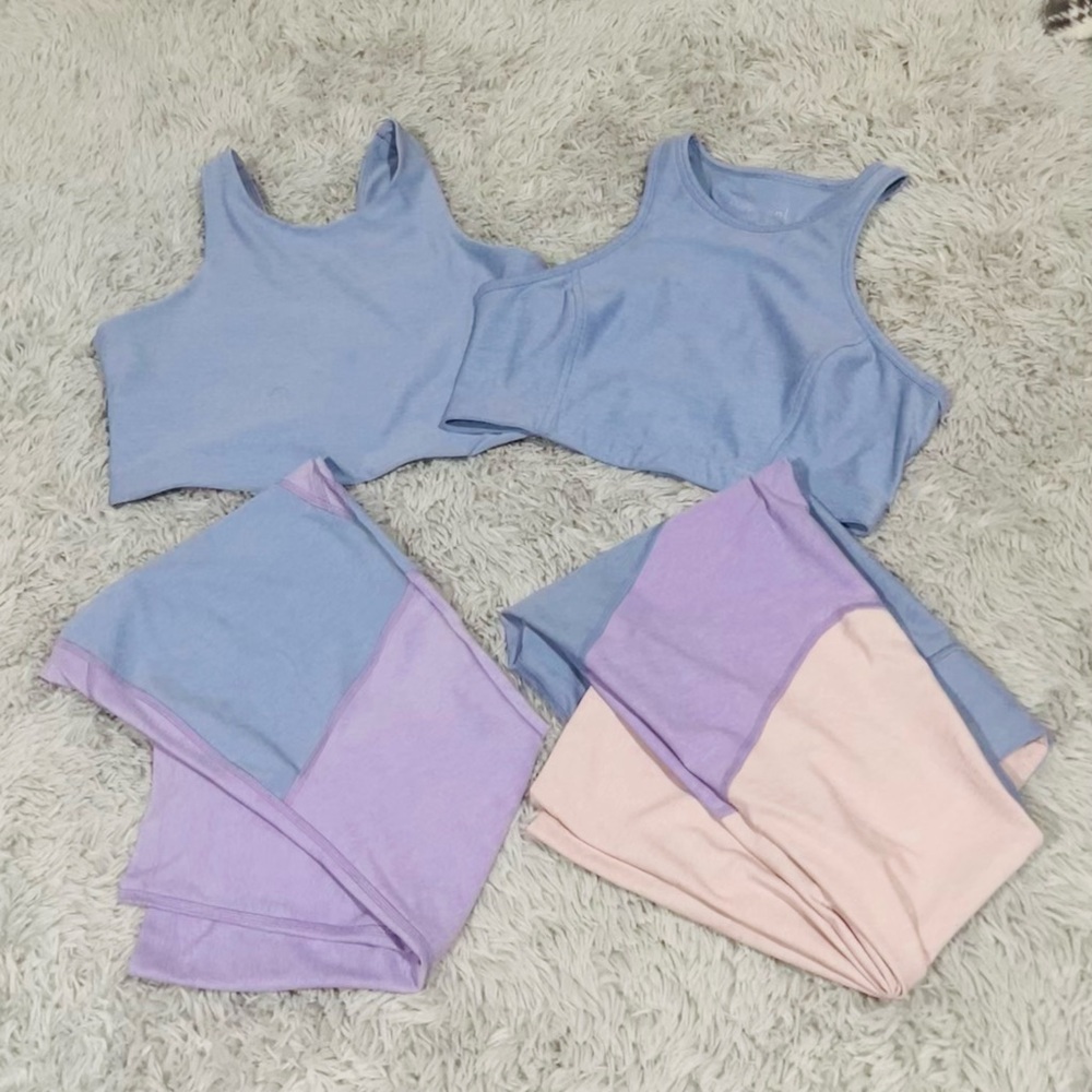 Set Athena and Venus crops, Springs and Two-tone leggings
